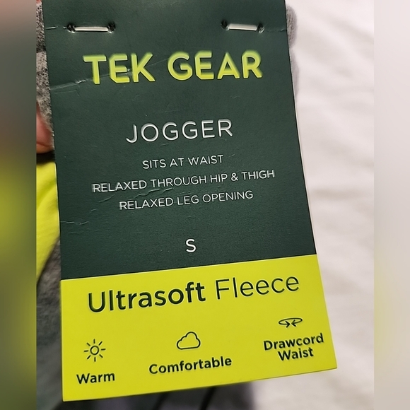 Tek Gear Pants For Boys Size Small Gray Ultrasoft Fleece Warm Comfortable - Picture 5 of 8